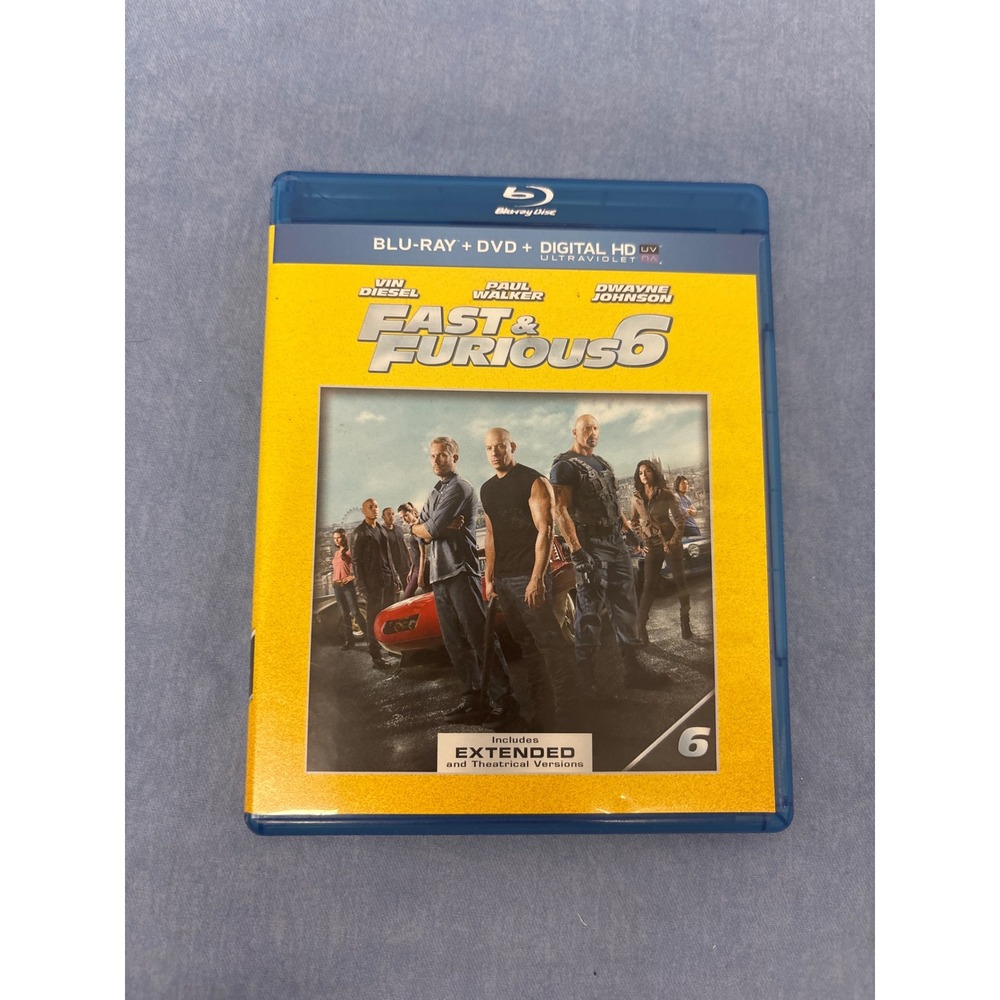 Universal Fast & Furious 6 Blu-ray‎ DVD Combo Pack  Extended Version